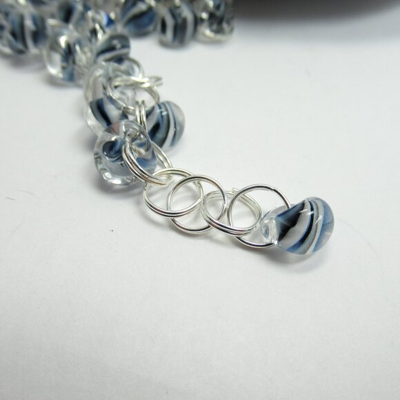 Boro glass drop bracelet - Picture 7 of 8